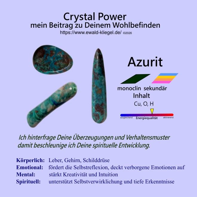 Crystal healing special - Azurit