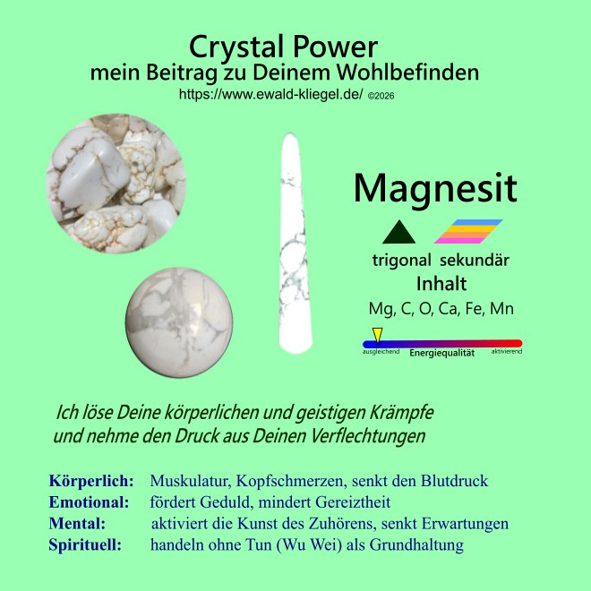 Crystal healing special - Magnesit