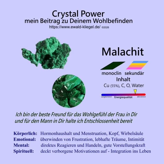 Crystal healing special - Malachit