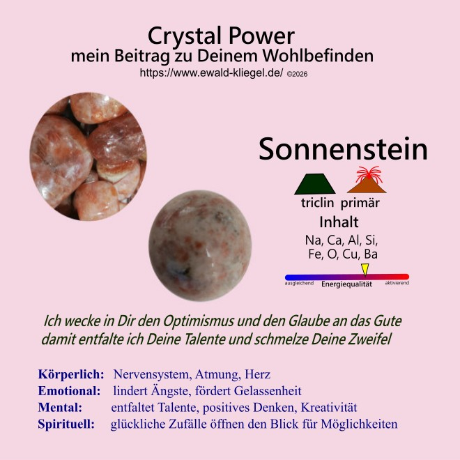 Crystal healing special - Sonnenstein